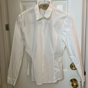 White Anne Fontaine ladies cotton blouse